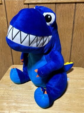 Fiesta Peekaboo T-Rex Dinosaur Plush Pillow Zippered Toy Stuffed Animal 15”